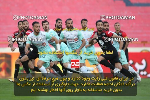 1978456, Tehran, Iran, لیگ برتر فوتبال ایران، Persian Gulf Cup، Week 16، Second Leg، Persepolis 1 v 0 Saipa on 2021/03/01 at Azadi Stadium