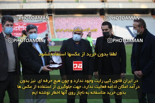 1978515, Tehran, Iran, لیگ برتر فوتبال ایران، Persian Gulf Cup، Week 16، Second Leg، Persepolis 1 v 0 Saipa on 2021/03/01 at Azadi Stadium