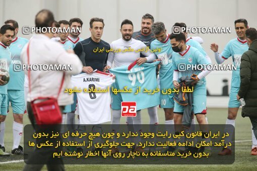 1945579, Tehran, Iran, Charitable friendly match، Resaneh Varzesh 1 - 3 Pishkesvatan on 2021/03/14 at Derafshifar Stadium