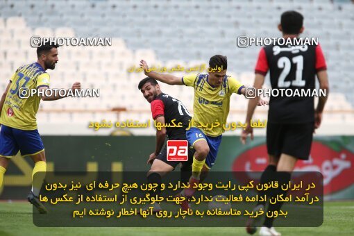1992177, Tehran, Iran, لیگ برتر فوتبال ایران، Persian Gulf Cup، Week 18، Second Leg، Persepolis 2 v 1 Naft M Soleyman on 2021/03/18 at Azadi Stadium