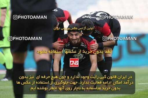 1996756, Tehran, Iran, لیگ برتر فوتبال ایران، Persian Gulf Cup، Week 18، Second Leg، Persepolis 2 v 1 Naft M Soleyman on 2021/03/18 at Azadi Stadium