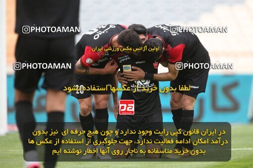 1996757, Tehran, Iran, لیگ برتر فوتبال ایران، Persian Gulf Cup، Week 18، Second Leg، Persepolis 2 v 1 Naft M Soleyman on 2021/03/18 at Azadi Stadium