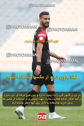 1996767, Tehran, Iran, لیگ برتر فوتبال ایران، Persian Gulf Cup، Week 18، Second Leg، Persepolis 2 v 1 Naft M Soleyman on 2021/03/18 at Azadi Stadium