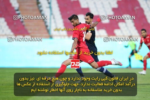 1992497, Tehran, Iran, لیگ برتر فوتبال ایران، Persian Gulf Cup، Week 20، Second Leg، Persepolis 2 v 0 Nassaji Qaemshahr on 2021/04/08 at Azadi Stadium
