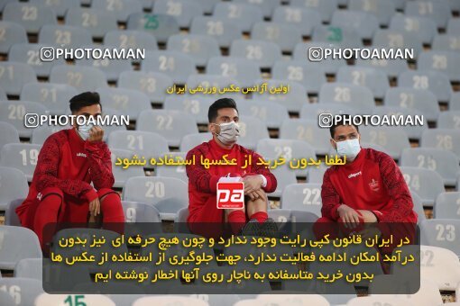 1992511, Tehran, Iran, لیگ برتر فوتبال ایران، Persian Gulf Cup، Week 20، Second Leg، Persepolis 2 v 0 Nassaji Qaemshahr on 2021/04/08 at Azadi Stadium