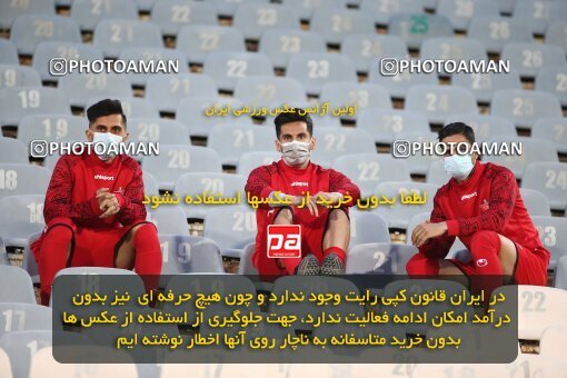 1992521, Tehran, Iran, لیگ برتر فوتبال ایران، Persian Gulf Cup، Week 20، Second Leg، Persepolis 2 v 0 Nassaji Qaemshahr on 2021/04/08 at Azadi Stadium