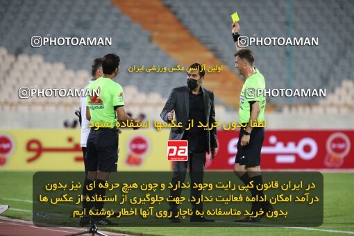 1992542, Tehran, Iran, لیگ برتر فوتبال ایران، Persian Gulf Cup، Week 20، Second Leg، Persepolis 2 v 0 Nassaji Qaemshahr on 2021/04/08 at Azadi Stadium