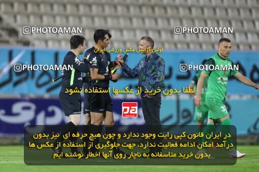 2034459, Tabriz, Iran, لیگ برتر فوتبال ایران، Persian Gulf Cup، Week 22، Second Leg، 2021/05/08، Mashin Sazi Tabriz 2 - 2 Saipa