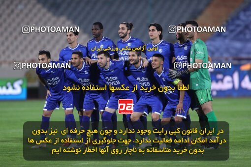 2034467, Tehran, Iran, لیگ برتر فوتبال ایران، Persian Gulf Cup، Week 22، Second Leg، 2021/05/09، Esteghlal 0 - 2 Zob Ahan Esfahan
