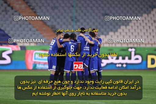 2034469, Tehran, Iran, لیگ برتر فوتبال ایران، Persian Gulf Cup، Week 22، Second Leg، 2021/05/09، Esteghlal 0 - 2 Zob Ahan Esfahan