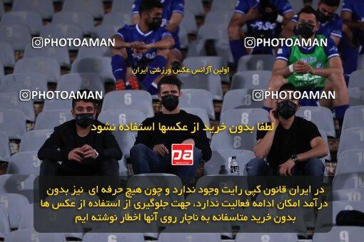 2034470, Tehran, Iran, لیگ برتر فوتبال ایران، Persian Gulf Cup، Week 22، Second Leg، 2021/05/09، Esteghlal 0 - 2 Zob Ahan Esfahan