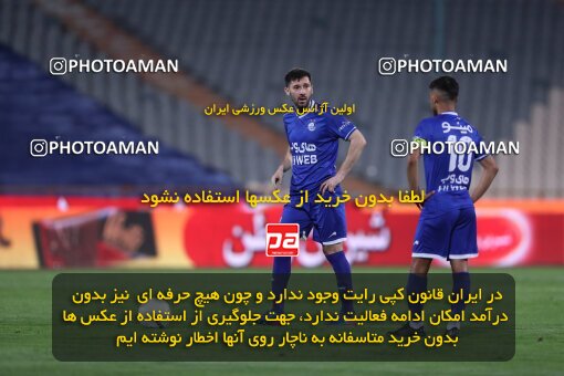 2034488, Tehran, Iran, لیگ برتر فوتبال ایران، Persian Gulf Cup، Week 22، Second Leg، 2021/05/09، Esteghlal 0 - 2 Zob Ahan Esfahan