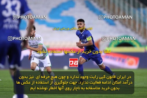 2034495, Tehran, Iran, لیگ برتر فوتبال ایران، Persian Gulf Cup، Week 22، Second Leg، 2021/05/09، Esteghlal 0 - 2 Zob Ahan Esfahan