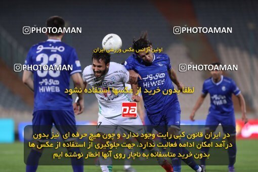 2034505, Tehran, Iran, لیگ برتر فوتبال ایران، Persian Gulf Cup، Week 22، Second Leg، 2021/05/09، Esteghlal 0 - 2 Zob Ahan Esfahan