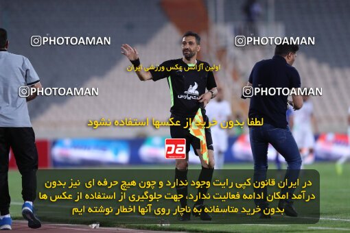 2034520, Tehran, Iran, لیگ برتر فوتبال ایران، Persian Gulf Cup، Week 22، Second Leg، 2021/05/09، Esteghlal 0 - 2 Zob Ahan Esfahan