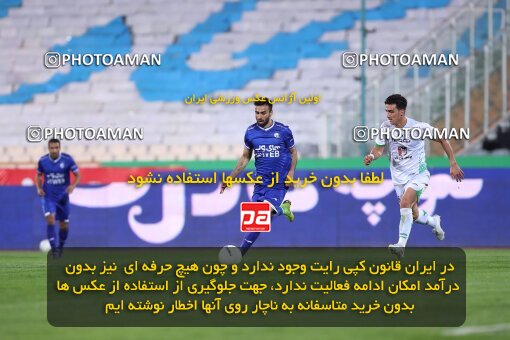 2034526, Tehran, Iran, لیگ برتر فوتبال ایران، Persian Gulf Cup، Week 22، Second Leg، 2021/05/09، Esteghlal 0 - 2 Zob Ahan Esfahan