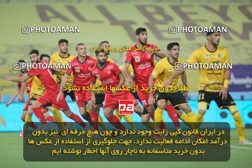 1992272, Isfahan, Iran, لیگ برتر فوتبال ایران، Persian Gulf Cup، Week 22، Second Leg، Sepahan 1 v 1 Persepolis on 2021/05/09 at Naghsh-e Jahan Stadium