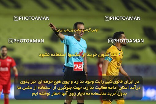 2034944, Isfahan, Iran, لیگ برتر فوتبال ایران، Persian Gulf Cup، Week 22، Second Leg، Sepahan 1 v 1 Persepolis on 2021/05/09 at Naghsh-e Jahan Stadium