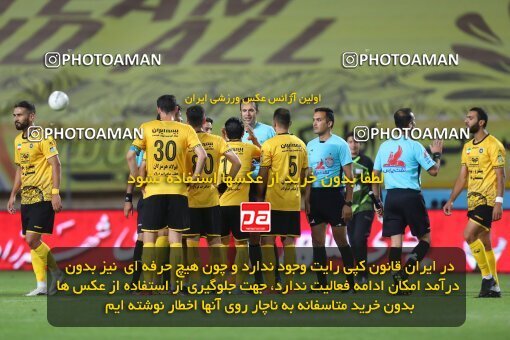 2034982, Isfahan, Iran, لیگ برتر فوتبال ایران، Persian Gulf Cup، Week 22، Second Leg، Sepahan 1 v 1 Persepolis on 2021/05/09 at Naghsh-e Jahan Stadium