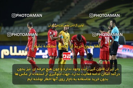 2045107, Isfahan, Iran, لیگ برتر فوتبال ایران، Persian Gulf Cup، Week 22، Second Leg، Sepahan 1 v 1 Persepolis on 2021/05/09 at Naghsh-e Jahan Stadium