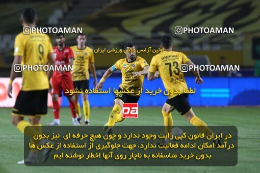 2045113, Isfahan, Iran, لیگ برتر فوتبال ایران، Persian Gulf Cup، Week 22، Second Leg، Sepahan 1 v 1 Persepolis on 2021/05/09 at Naghsh-e Jahan Stadium