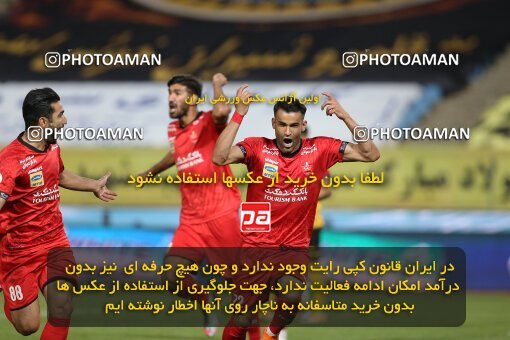 2045121, Isfahan, Iran, لیگ برتر فوتبال ایران، Persian Gulf Cup، Week 22، Second Leg، Sepahan 1 v 1 Persepolis on 2021/05/09 at Naghsh-e Jahan Stadium