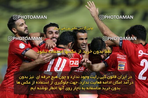 2045125, Isfahan, Iran, لیگ برتر فوتبال ایران، Persian Gulf Cup، Week 22، Second Leg، Sepahan 1 v 1 Persepolis on 2021/05/09 at Naghsh-e Jahan Stadium