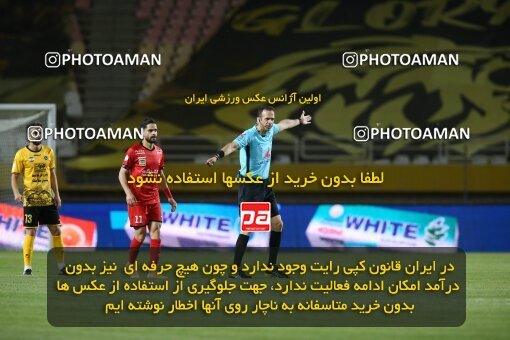 2045133, Isfahan, Iran, لیگ برتر فوتبال ایران، Persian Gulf Cup، Week 22، Second Leg، Sepahan 1 v 1 Persepolis on 2021/05/09 at Naghsh-e Jahan Stadium