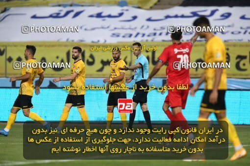 2045139, Isfahan, Iran, لیگ برتر فوتبال ایران، Persian Gulf Cup، Week 22، Second Leg، Sepahan 1 v 1 Persepolis on 2021/05/09 at Naghsh-e Jahan Stadium
