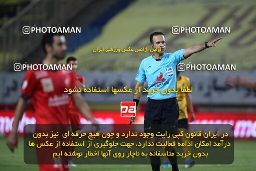 2045152, Isfahan, Iran, لیگ برتر فوتبال ایران، Persian Gulf Cup، Week 22، Second Leg، Sepahan 1 v 1 Persepolis on 2021/05/09 at Naghsh-e Jahan Stadium