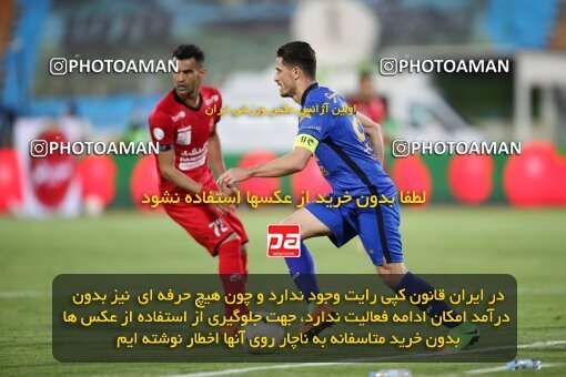 1992350, Tehran, Iran, لیگ برتر فوتبال ایران، Persian Gulf Cup، Week 23، Second Leg، Persepolis 1 v 0 Esteghlal on 2021/05/14 at Azadi Stadium