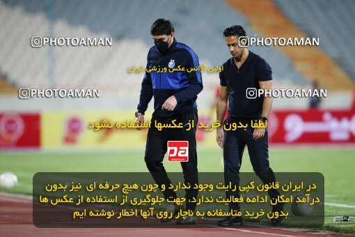 1992416, Tehran, Iran, لیگ برتر فوتبال ایران، Persian Gulf Cup، Week 23، Second Leg، Persepolis 1 v 0 Esteghlal on 2021/05/14 at Azadi Stadium