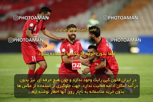 1992444, Tehran, Iran, لیگ برتر فوتبال ایران، Persian Gulf Cup، Week 23، Second Leg، Persepolis 1 v 0 Esteghlal on 2021/05/14 at Azadi Stadium