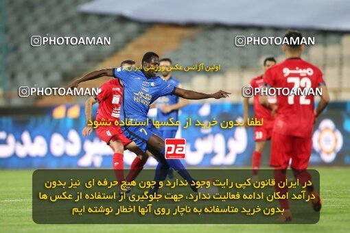 1992464, Tehran, Iran, لیگ برتر فوتبال ایران، Persian Gulf Cup، Week 23، Second Leg، Persepolis 1 v 0 Esteghlal on 2021/05/14 at Azadi Stadium