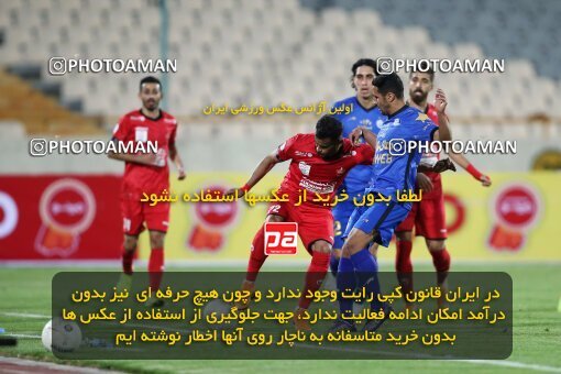 1992467, Tehran, Iran, لیگ برتر فوتبال ایران، Persian Gulf Cup، Week 23، Second Leg، Persepolis 1 v 0 Esteghlal on 2021/05/14 at Azadi Stadium