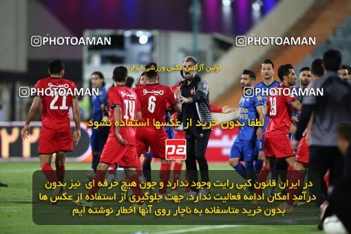 1992531, Tehran, Iran, لیگ برتر فوتبال ایران، Persian Gulf Cup، Week 23، Second Leg، Persepolis 1 v 0 Esteghlal on 2021/05/14 at Azadi Stadium