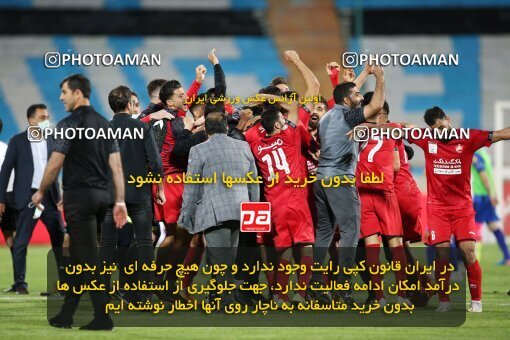 1992572, Tehran, Iran, لیگ برتر فوتبال ایران، Persian Gulf Cup، Week 23، Second Leg، Persepolis 1 v 0 Esteghlal on 2021/05/14 at Azadi Stadium