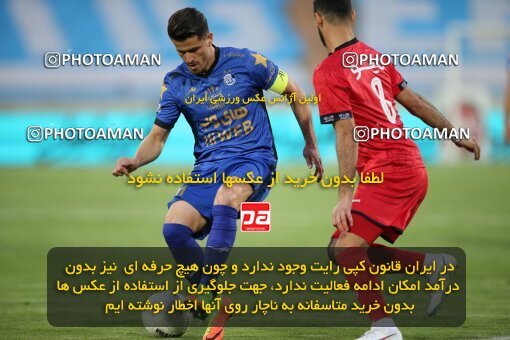 1996800, Tehran, Iran, لیگ برتر فوتبال ایران، Persian Gulf Cup، Week 23، Second Leg، Persepolis 1 v 0 Esteghlal on 2021/05/14 at Azadi Stadium