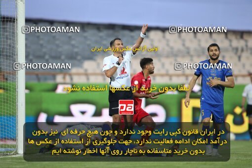 1996814, Tehran, Iran, لیگ برتر فوتبال ایران، Persian Gulf Cup، Week 23، Second Leg، Persepolis 1 v 0 Esteghlal on 2021/05/14 at Azadi Stadium