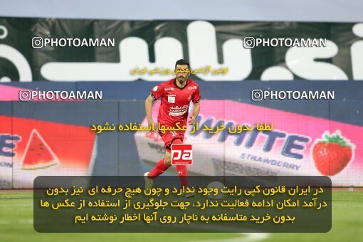 1996820, Tehran, Iran, لیگ برتر فوتبال ایران، Persian Gulf Cup، Week 23، Second Leg، Persepolis 1 v 0 Esteghlal on 2021/05/14 at Azadi Stadium