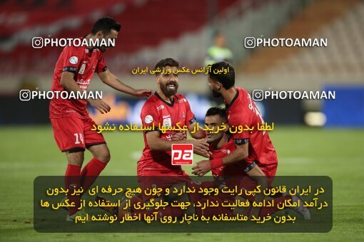 1996860, Tehran, Iran, لیگ برتر فوتبال ایران، Persian Gulf Cup، Week 23، Second Leg، Persepolis 1 v 0 Esteghlal on 2021/05/14 at Azadi Stadium