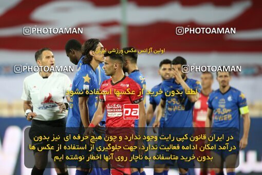 1996873, Tehran, Iran, لیگ برتر فوتبال ایران، Persian Gulf Cup، Week 23، Second Leg، Persepolis 1 v 0 Esteghlal on 2021/05/14 at Azadi Stadium