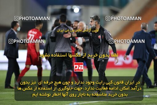1996900, Tehran, Iran, لیگ برتر فوتبال ایران، Persian Gulf Cup، Week 23، Second Leg، Persepolis 1 v 0 Esteghlal on 2021/05/14 at Azadi Stadium