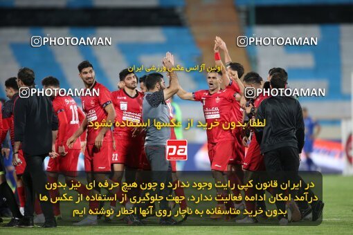1996909, Tehran, Iran, لیگ برتر فوتبال ایران، Persian Gulf Cup، Week 23، Second Leg، Persepolis 1 v 0 Esteghlal on 2021/05/14 at Azadi Stadium