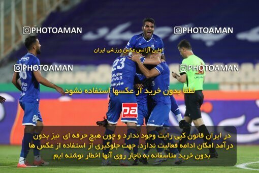 1947618, Tehran, Iran, لیگ برتر فوتبال ایران، Persian Gulf Cup، Week 24، Second Leg، Esteghlal 2 v 0 Gol Gohar Sirjan on 2021/06/25 at Azadi Stadium