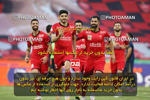 1992630, Tehran, Iran, لیگ برتر فوتبال ایران، Persian Gulf Cup، Week 25، Second Leg، Persepolis 3 v 1 Gol Gohar Sirjan on 2021/06/30 at Azadi Stadium