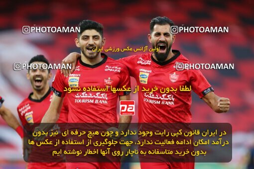 1992642, Tehran, Iran, لیگ برتر فوتبال ایران، Persian Gulf Cup، Week 25، Second Leg، Persepolis 3 v 1 Gol Gohar Sirjan on 2021/06/30 at Azadi Stadium