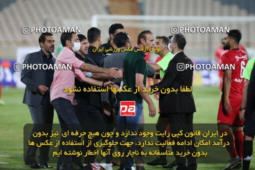 1992780, Tehran, Iran, لیگ برتر فوتبال ایران، Persian Gulf Cup، Week 25، Second Leg، Persepolis 3 v 1 Gol Gohar Sirjan on 2021/06/30 at Azadi Stadium