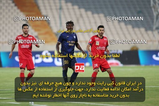 1992791, Tehran, Iran, لیگ برتر فوتبال ایران، Persian Gulf Cup، Week 25، Second Leg، Persepolis 3 v 1 Gol Gohar Sirjan on 2021/06/30 at Azadi Stadium
