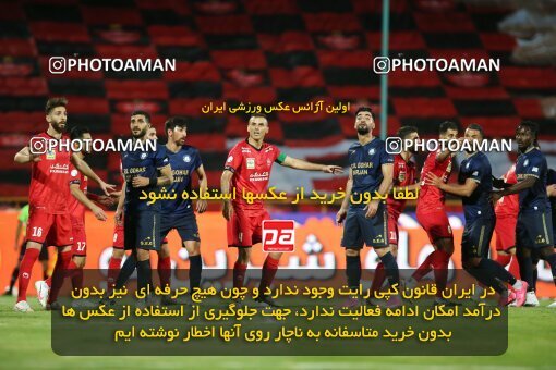 1992882, Tehran, Iran, لیگ برتر فوتبال ایران، Persian Gulf Cup، Week 25، Second Leg، Persepolis 3 v 1 Gol Gohar Sirjan on 2021/06/30 at Azadi Stadium